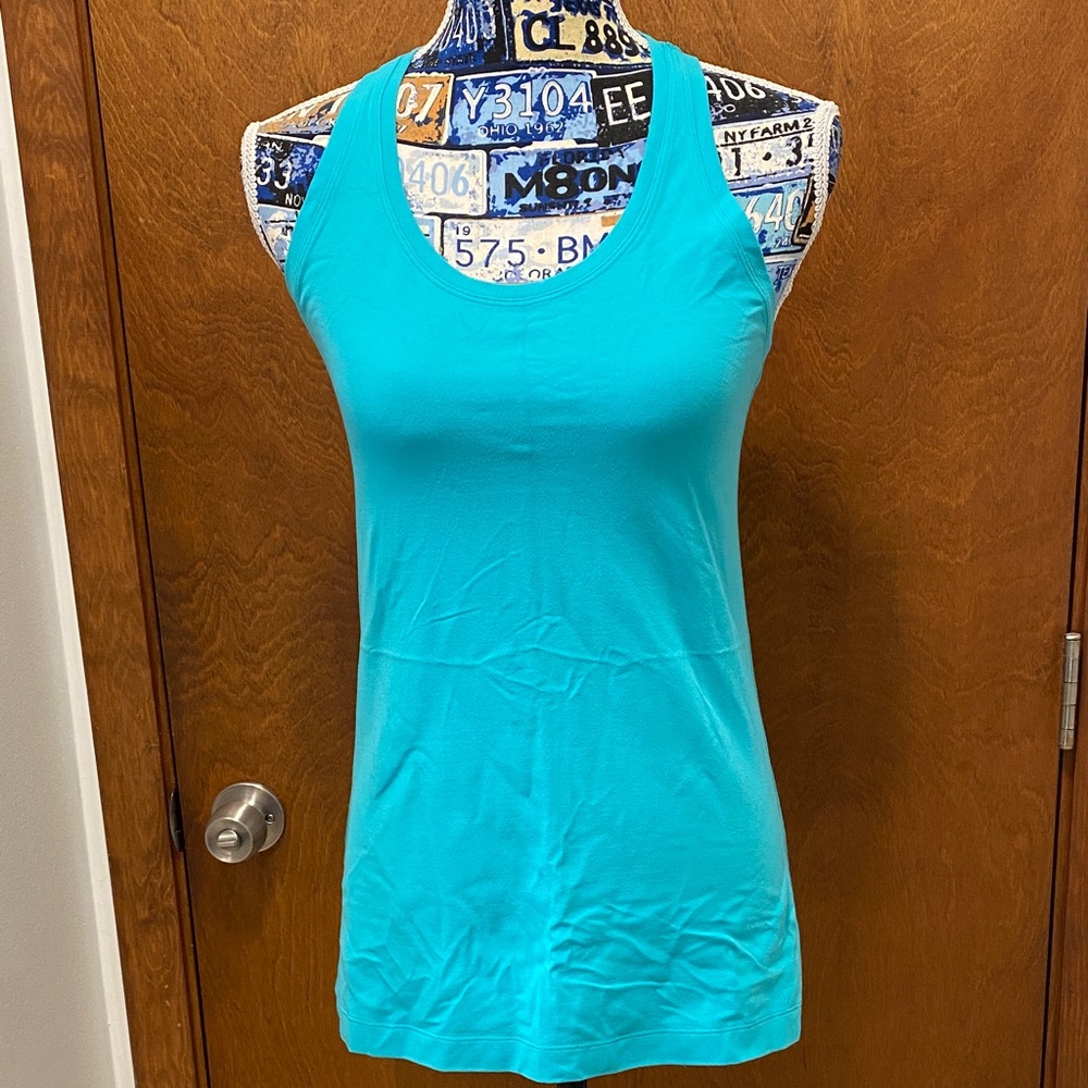 Lululemon Women's Turquoise Tank Top